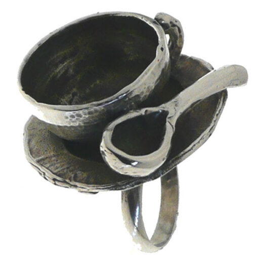 anello caffe argento