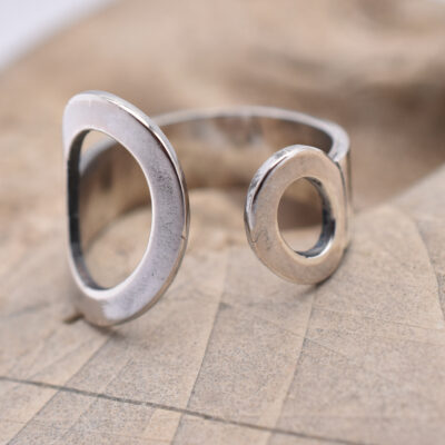 anello design in argento