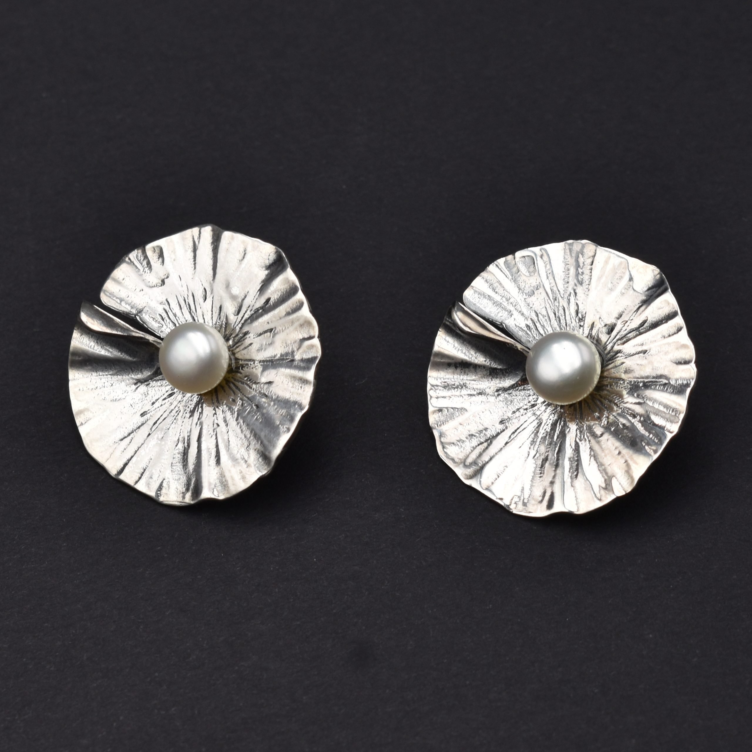 orecchini argento 925 e perla