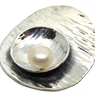 pendente martellato argento 925