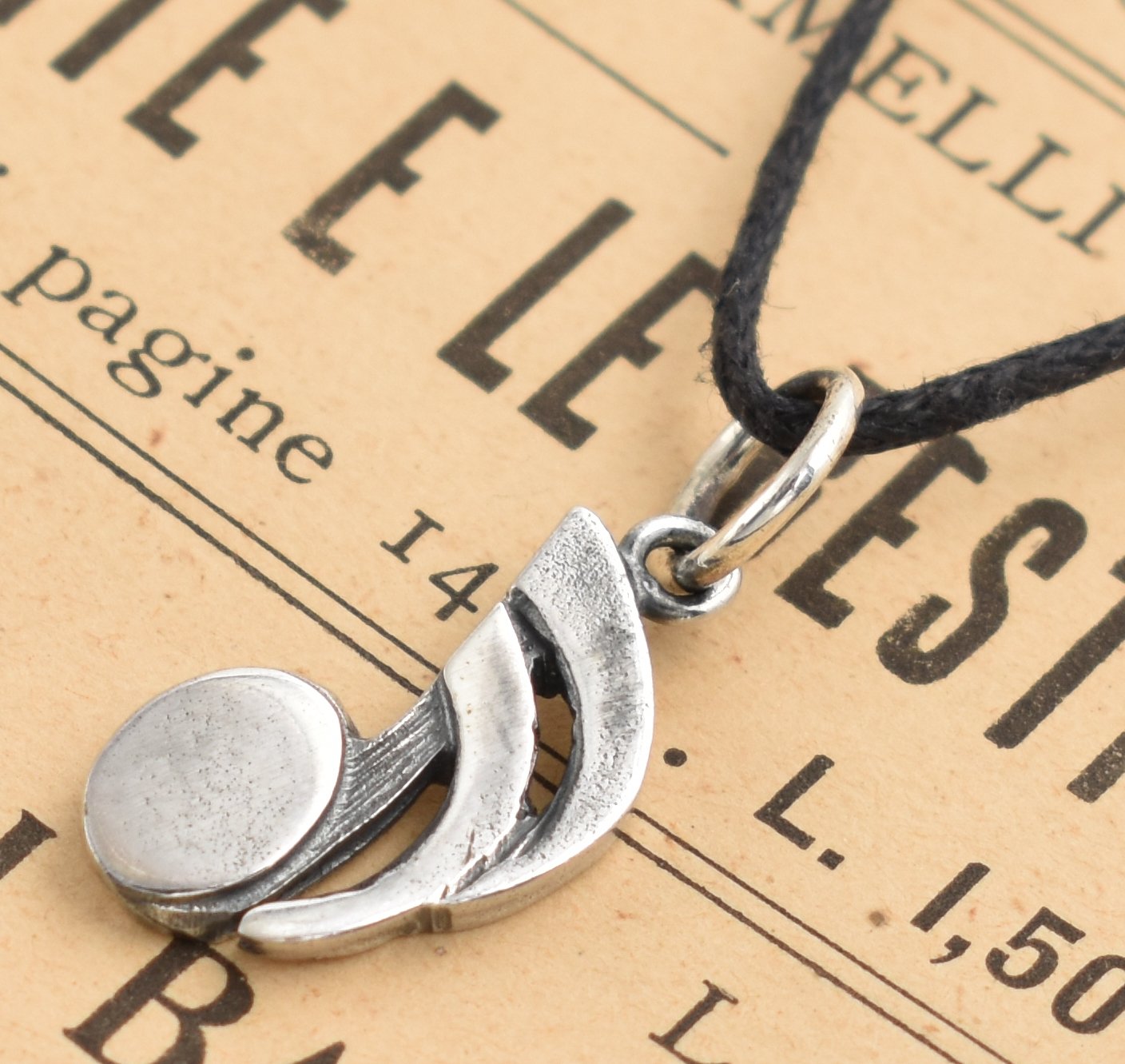 Sofia Milani - Collana Donna Argento 925 Con Ciondolo Quarto Di Nota | Regolabile, Rodiata, Ipoallergenica, In Scatola Regalo