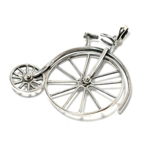 pendente bicicletta argento 925