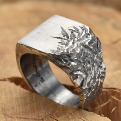 anello da uomo in argento