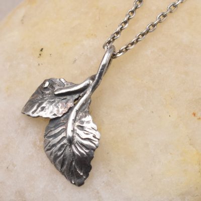 pendente foglie di rosa